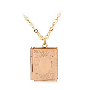 Book Locket necklace